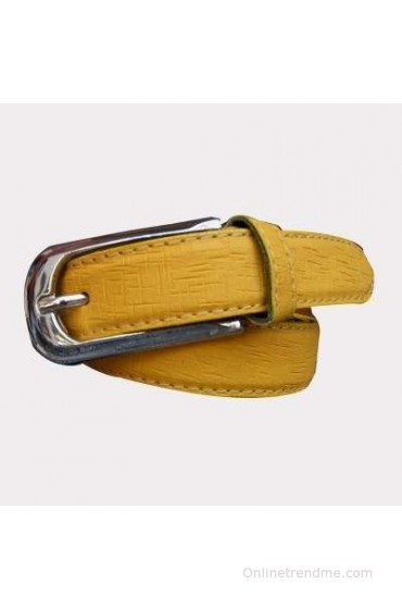 Winsome Deal Women Casual Yellow Belt(Yellow) Winsome Deal Women Casual Yellow Belt(Yellow)